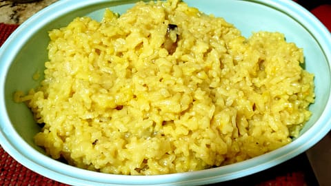 Instant Pot Risotto with Mushrooms and Saffron